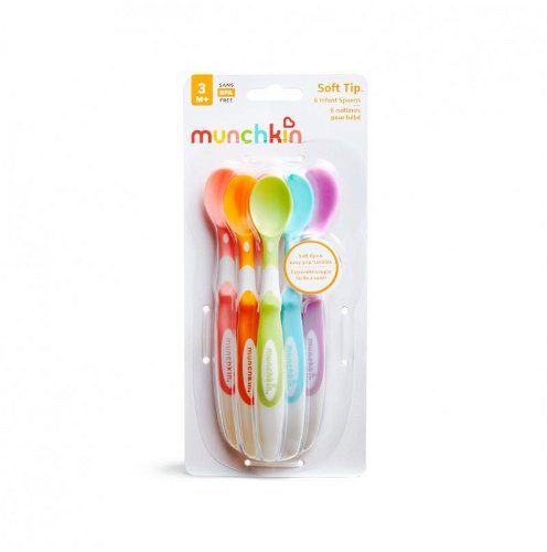 Munchkin 3 Months+ Soft-Tip Infant Spoons