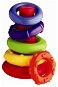 Karika toronyépítő Playgro Műanyag gyűrűpiramis - Navlékací kroužky