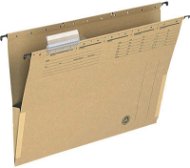 Q-CONNECT A4, braun, Seitenwand - Packung mit 25 Stück - Dokumentenmappe