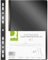 Q-CONNECT A4 with Euroderm, black - pack of 10 - Document Folders