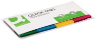 Q-CONNECT 19 × 43 mm, 4× 40 lístkov, klasické farby - Samolepiaci bloček