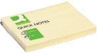 Q-CONNECT 76 x 102mm, 100 Sheets, Yellow - Sticky Notes