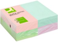 Q-CONNECT 76 x 127mm, 4 x 3 x 80 cards, Pastel - Sticky Notes