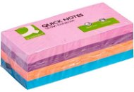 Sticky Notes Q-CONNECT 38 x 51mm, 3 x 4 x 100 Cards, Neon - Samolepicí bloček