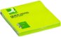 Q-CONNECT 76 x 76mm, 75 Sheets, Green - Sticky Notes