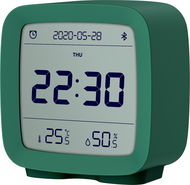 QINGPING Bluetooth Alarm clock (Temperature & RH monitor) - green - Budík