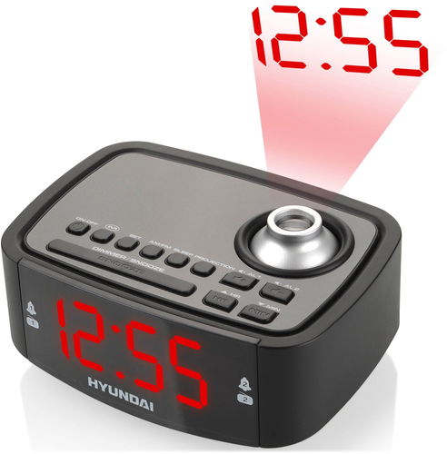Hyundai RAC 201 PLL BR čierny - Rádiobudík - Hlavný obrázok