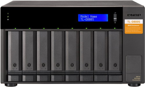 QNAP TL-D800S - NAS Expansion Unit - Main image