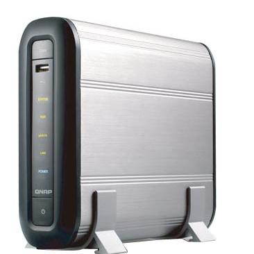 QNAP TS-109 All-in-One NAS Server, externí SATA II HDD 750GB, GLAN, USB PrintServer, 3xUSB2.0-in, 1x - - - Main image