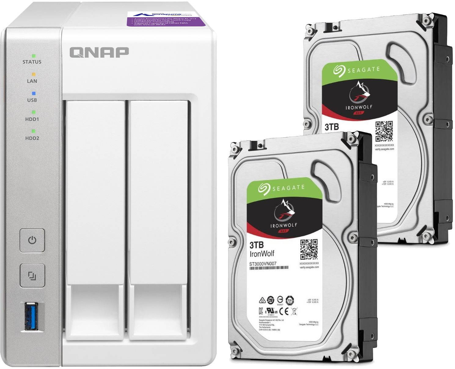 QNAP TS-231P + 2x3TB HDD RAID1 - Data Storage | Alza.cz