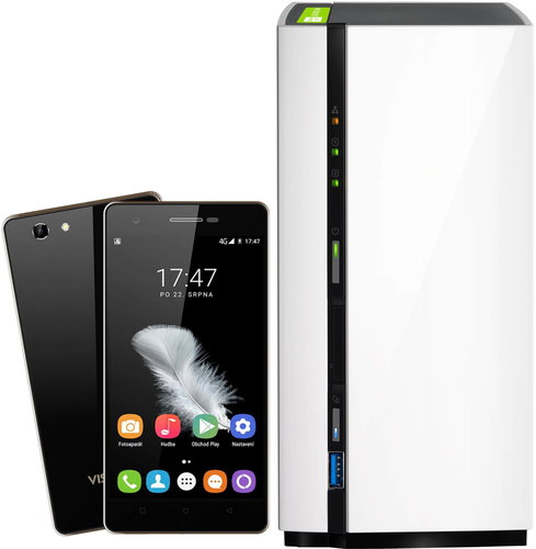 QNAP TS-228 + VisionBook P50 LTE Black - Good Deal - Main image