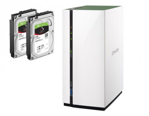 QNAP TS-228A + 2 x 3TB HDD RAID1 - Data Storage - Main image