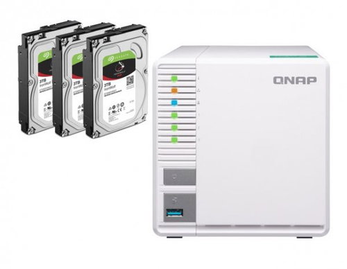 QNAP TS-328 + 3 x 3TB HDD RAID5 - Adattároló - Fő fotó