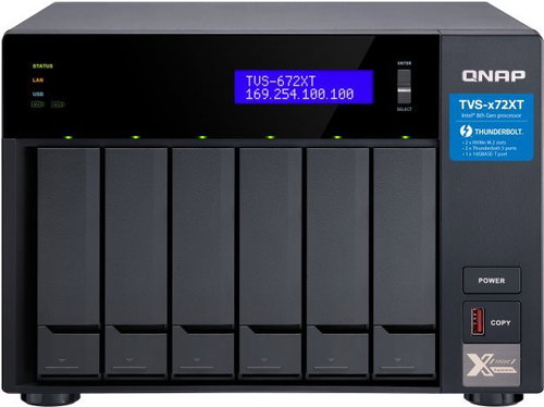 QNAP TVS-672XT-i3-8G - NAS - Fő fotó
