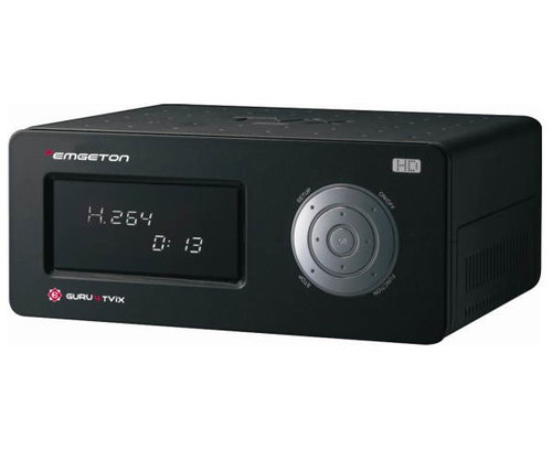 Emgeton GURU4TViX HDD Media Player/ Recorder, 750GB, DivX/ XviD/ DVD/ MP3/ WMA/ OGG přehrávač, DVB-T - - - Main image
