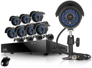 Zmodem 8-channel DVR + 8X IR Camera - Camera System