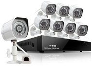 Zmodem 8-channel recorder NVR + 8X IR IP Camera with PoE - Camera System
