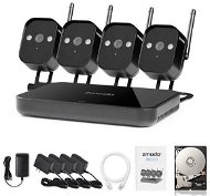 Zmodo 4-channel recorder NVR + 4x IR IP Camera with WiFi - Camera System