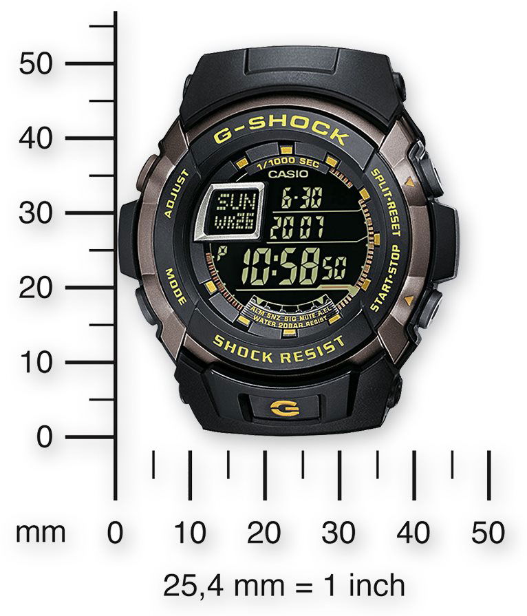 Casio g7710 top