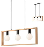 Redo 01-1665 - Chandelier on Cable TIMBER 3xE27/42W/230V - Chandelier