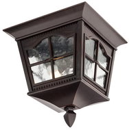 Redo 9650 - Outdoor ceiling luminaire YORK 2xE14/42W/230V IP44 - Ceiling Light