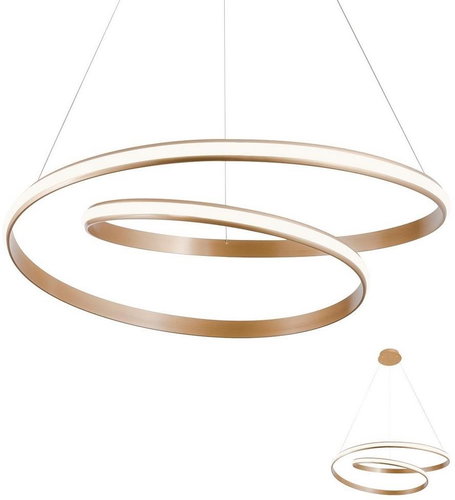 Redo 01-1796 - LED Chandelier on Cable TORSION LED/40W/230V - Chandelier - Main image