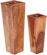 Raavi Pot holder 2 pcs, natural - Flower Stand