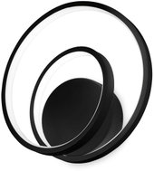 Ideal Lux OZ AP LED wall lamp 28 W 30 cm black - LED Light