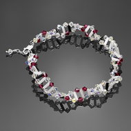 Genoklenot náramek DNA šroubovice - zcela jedinečný šperk tvořený podle předlohy Vaší DNA - Voucher: