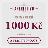 Dárkový poukaz na vína a delikatesy "Aperittivo" v hodnotě 1000 Kč - Voucher: