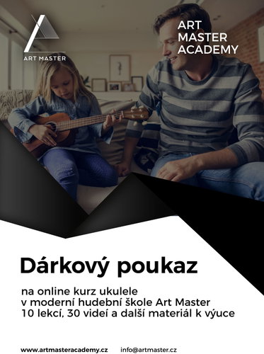 Dárkový poukaz - Ukulele online kurz, 10 lekcí, 30 videí - Voucher: - Main image