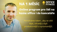 Fyzio cvičební lekce na židli i u ní pro lidi při dlouhodobém sezení za pracovním stolem- na 1 měsíc - Voucher: