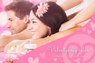 Valentýnská masáž pro 2 v pohodlí domova - Voucher:
