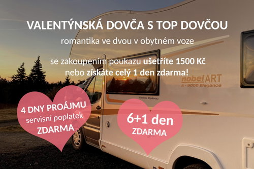 Překvapte svou drahou polovičku romantickým výletem karavanem. - TOP DOVČA - Voucher: - Main image