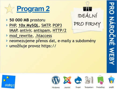 Webhosting 50GB - Voucher: - Main image