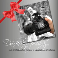 Poukaz na profesionální focení s vizážistkou - stylistkou ECONOMY, Praha - Voucher: