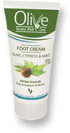 Olivový krém na nohy s výtažkem z cypřiše a máty - Voucher: