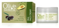 Olivový 24h krém na obličej s avokádem a motarem přímořským - Voucher:
