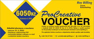 ProCreative Voucher v hodnotě 6050 Kč se slevou 20 % - Voucher: