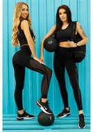 Women's Seamless Leggings POWER black - Voucher:
