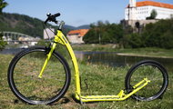 Sjezd na koloběžkách z Děčínského Sněžníku pro jednoho, včetně vývozu - Voucher: