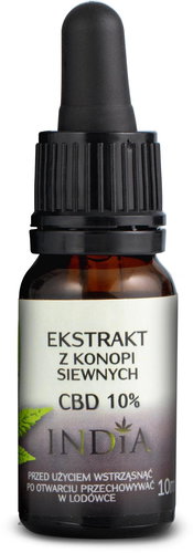 CBD olej Konopný extrakt 10% India - Voucher: - Main image