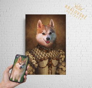 Poukaz na Královský obraz mazlíčka s focením - Voucher: