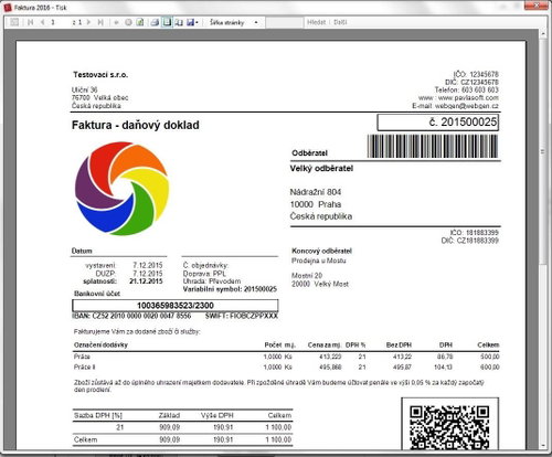 Roční licence programu Faktura 2016 - Voucher: - Main image