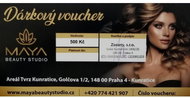 Dárkový voucher Maya Beauty Studio v hodnotě 500 Kč - Voucher: