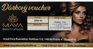 Dárkový voucher Maya Beauty Studio v hodnotě 2 000 Kč - Voucher: