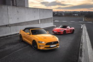 2 kola za volantem Porsche nebo Mustangu na skutečném závodním okruhu Most nebo Brno - Voucher: