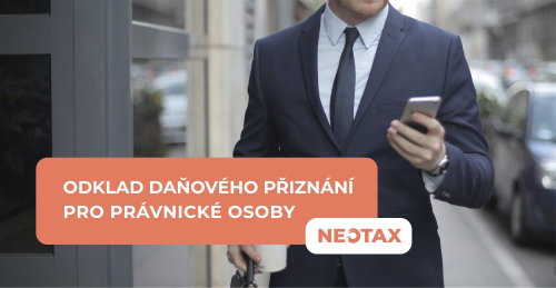 Odklad daňového přiznání pro právnické osoby - Voucher: - Main image