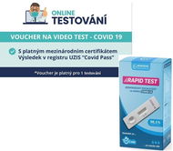 Antigenní test + Voucher na video test - Voucher: