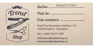 Dárkový voucher Pánský střih - Voucher: